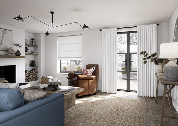 Atina (Blackout), Bright White - Made to Measure Curtains - Image 7